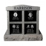 engraved monument family columbarium